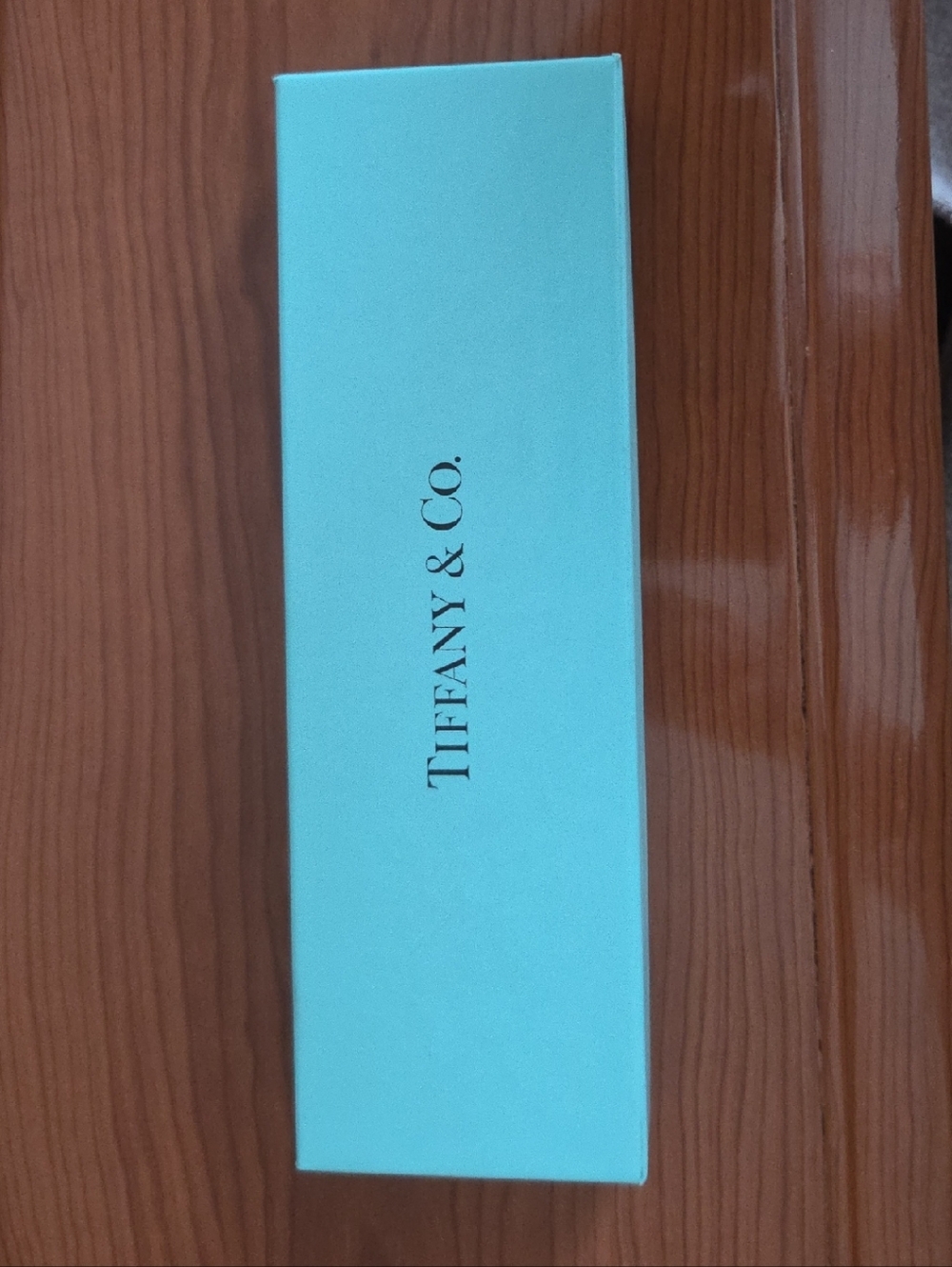 Tiffany & Co. Robin's Egg Blue Long Jewelry Box